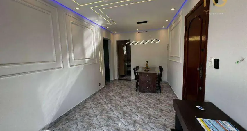 Apartamento com 2 dormitórios à venda, 62 m² por R$ 389.000,00 - Tupi - Praia Grande/SP