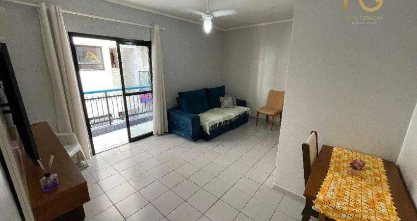 Apartamento com 1 dormitório à venda, 58 m² por r$ 250.000,00 - tupi - praia grande/sp