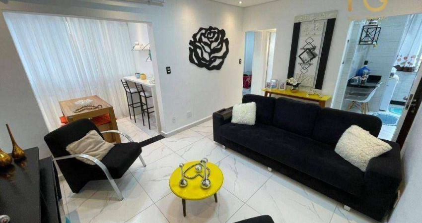 Apartamento com 2 dormitórios à venda, 60 m² por R$ 350.000,00 - Vilamar - Praia Grande/SP