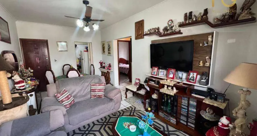 Apartamento com 2 dormitórios à venda, 76 m² por R$ 420.000,00 - Canto do Forte - Praia Grande/SP