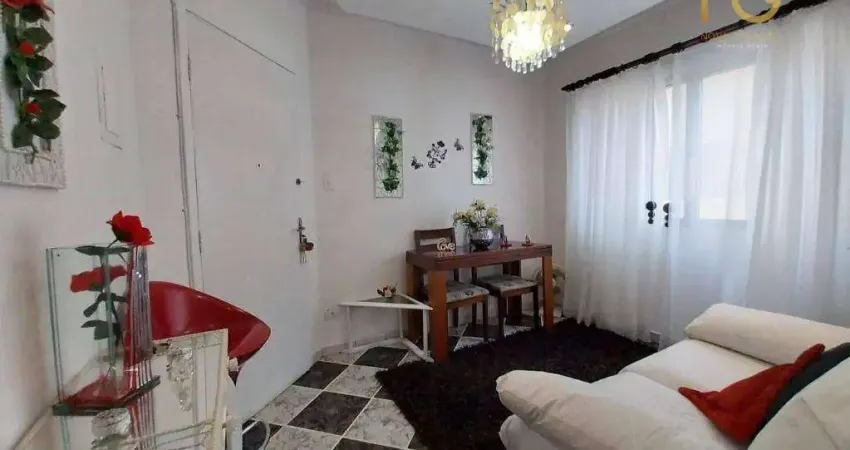 Apartamento com 1 dormitório à venda, 50 m² por r$ 280.000,00 - canto do forte - praia grande/sp