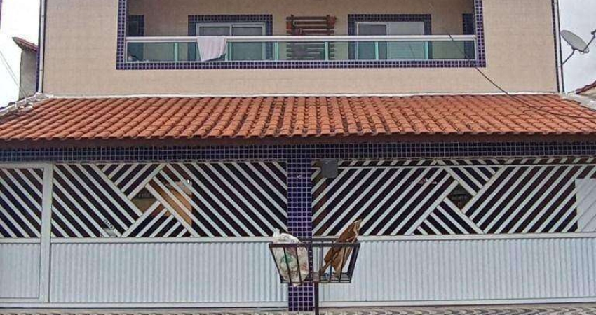 Casa Assobradada em condominio 02 dormitorios - Mirim/Praia Grande-SP