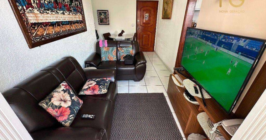Apartamento com 1 dormitório à venda, 59 m² por R$ 320.000,00 - Vila Guilhermina - Praia Grande/SP