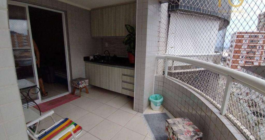 Apartamento com 2 dormitórios à venda, 100 m² por R$ 480.000,00 - Tupi - Praia Grande/SP
