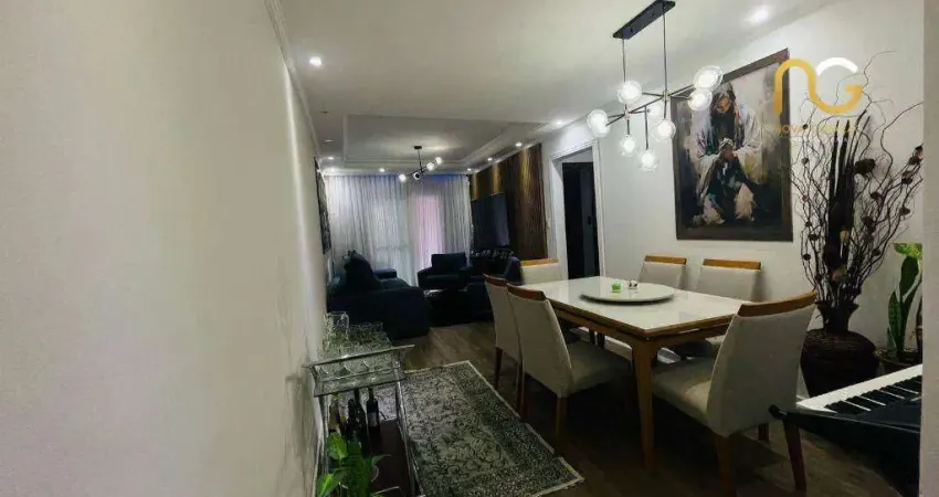Apartamento Canto do Forte com 2 dormitórios à venda, 102 m² por R$ 550.000 - Canto do Forte - Praia Grande/SP