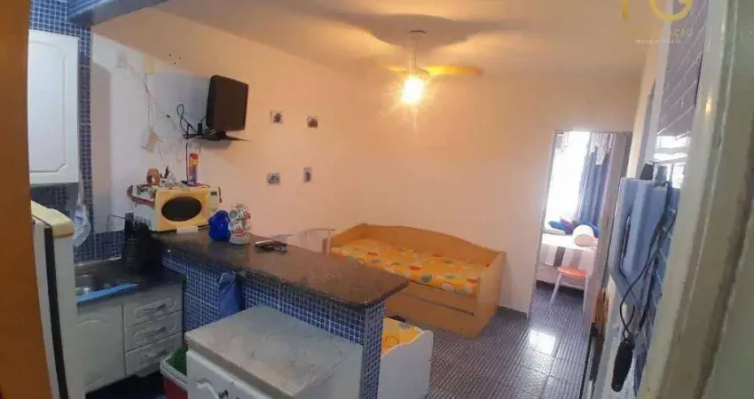 Kitnet com 1 dormitório à venda, 30 m² por R$ 185.000,00 - Aviação - Praia Grande/SP