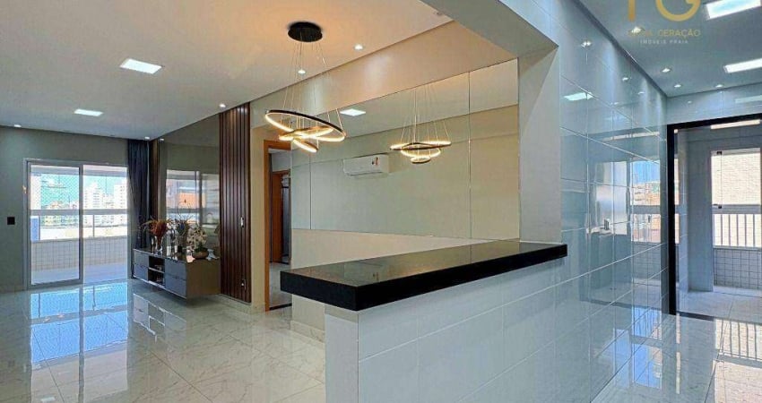 Apartamento com 3 dormitórios à venda, 110 m² por R$ 900.000,00 - Vilamar - Praia Grande/SP
