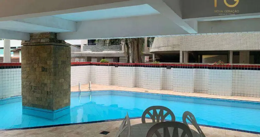 Apartamento com 2 dormitórios à venda, 80 m² por R$ 560.000,00 - Canto do Forte - Praia Grande/SP