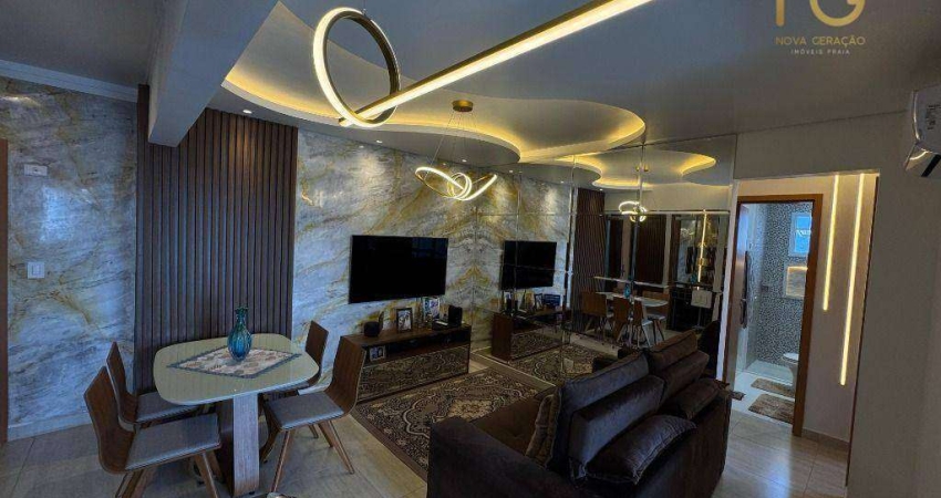 Apartamento com 2 dormitórios à venda, 67 m² por R$ 700.000,00 - Vilamar - Praia Grande/SP