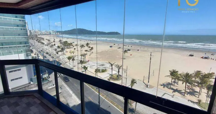 Apartamento com 3 dormitórios à venda, 134 m² por r$ 990.000,00 - guilhermina - praia grande/sp
