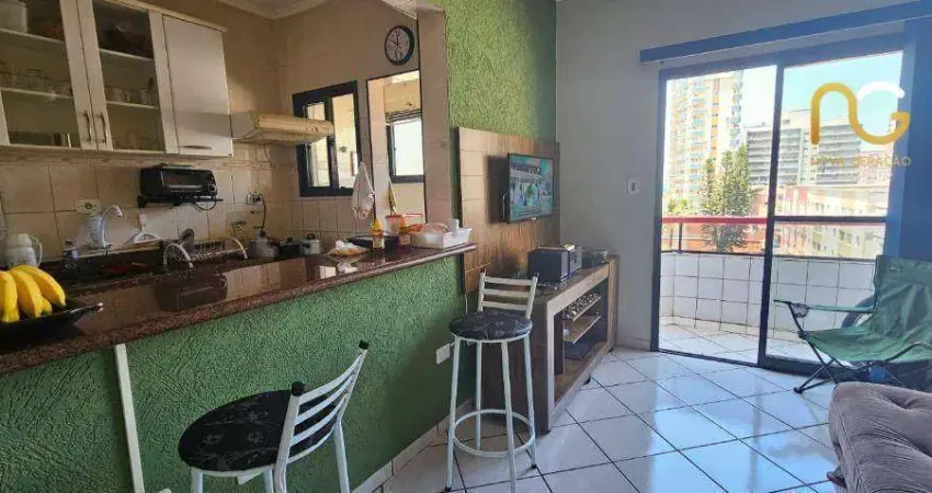 Apartamento com 1 dormitório à venda, 45 m² por r$ 290.000,00 - tupi - praia grande/sp
