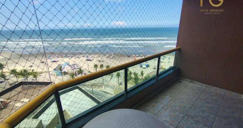 Apartamento com 2 dormitórios à venda, 105 m² por r$ 435.000,00 - vila caiçara - praia grande/sp