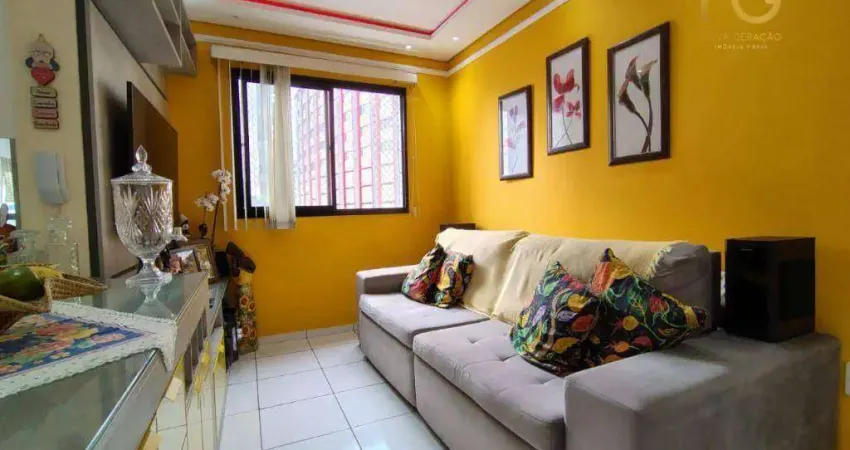 Apartamento com 2 dormitórios à venda, 71 m² por R$ 372.000,00 - Boqueirão - Praia Grande/SP