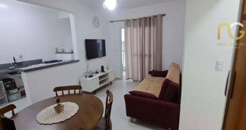 Apartamento com 1 dormitório à venda, 44 m² por r$ 385.000,00 - canto do forte - praia grande/sp