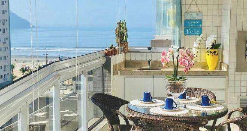 Apartamento com 3 dormitórios à venda, 119 m² por R$ 1.550.000,00 - Canto do Forte - Praia Grande/SP