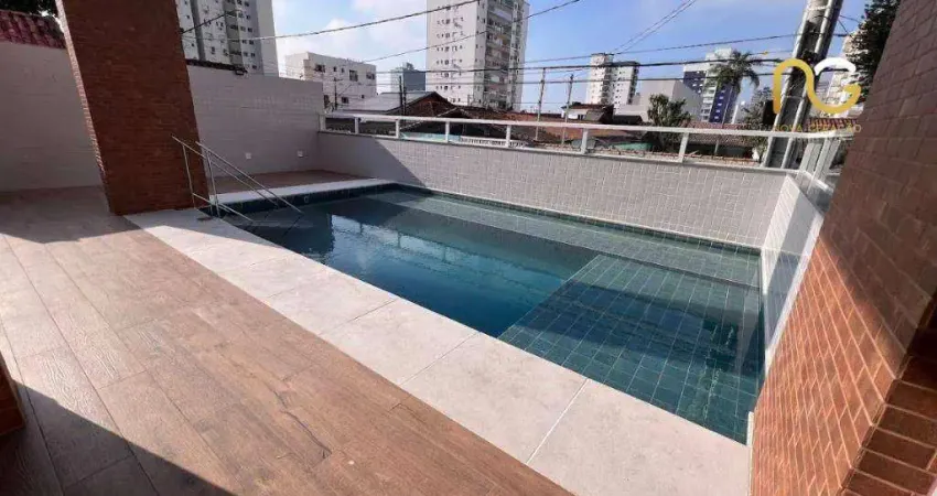 Apartamento com 2 dormitórios à venda, 72 m² por r$ 604.031,48 - vila guilhermina - praia grande/sp