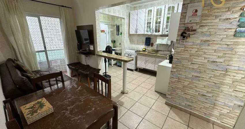 Apartamento com 1 dormitório à venda, 38 m² por R$ 220.000,00 - Mirim - Praia Grande/SP
