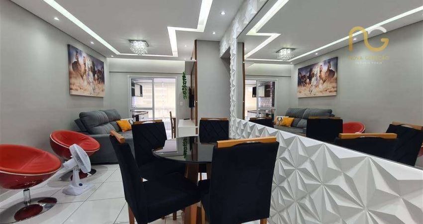 Apartamento com 2 dormitórios à venda, 62 m² por R$ 465.000,00 - Aviação - Praia Grande/SP