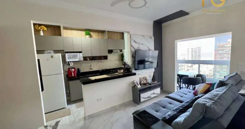Apartamento com 2 dormitórios à venda, 61 m² por R$ 560.000,00 - Tupi - Praia Grande/SP