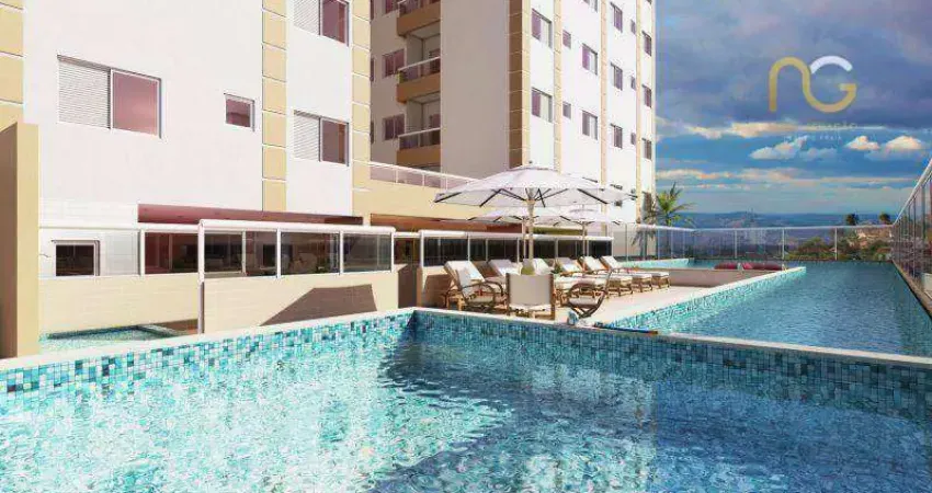 Apartamento com 2 dormitórios à venda, 43 m² por R$ 290.000,00 - Parque São Vicente - São Vicente/SP