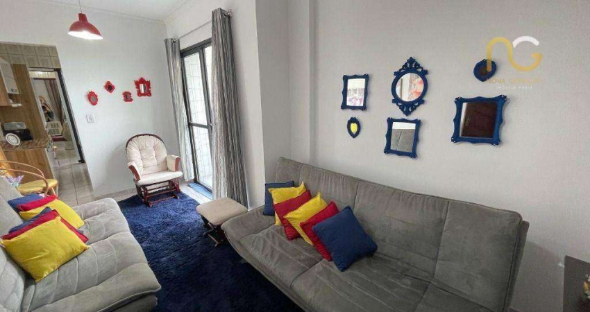Apartamento com 1 dormitório à venda, 41 m² por R$ 270.000,00 - Aviação - Praia Grande/SP