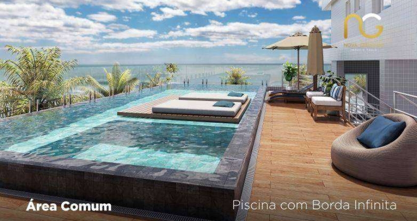 Apartamento com 1 dormitório à venda, 50 m² por R$ 339.000,00 - Vilamar - Praia Grande/SP