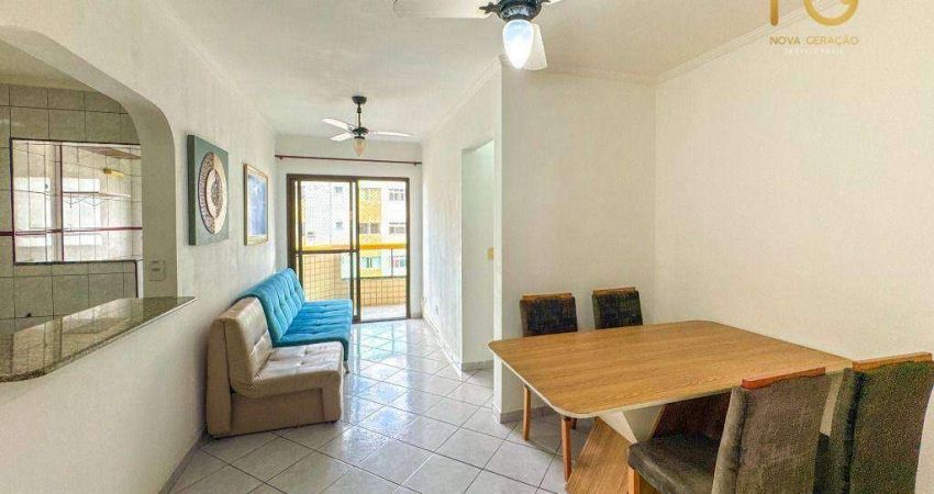 Apartamento com 1 dormitório à venda, 54 m² por R$ 295.000,00 - Tupi - Praia Grande/SP