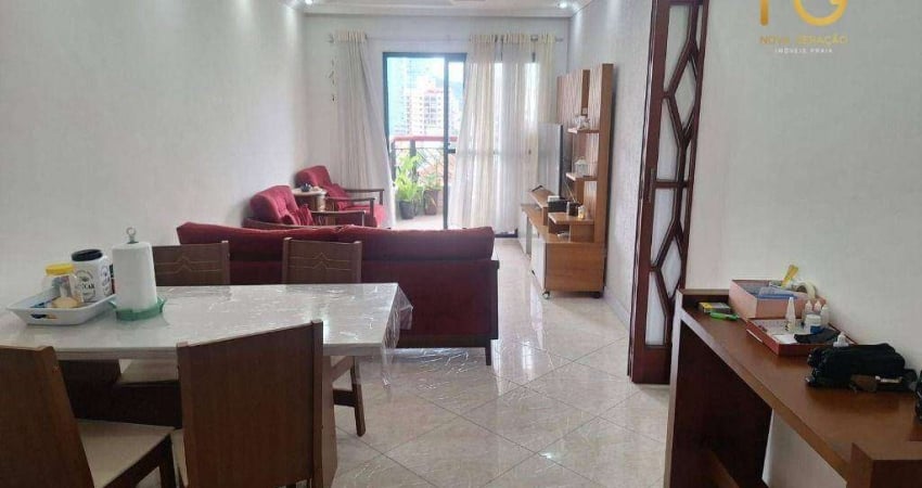 Apartamento com 2 dormitórios à venda, 82 m² por R$ 550.000,00 - Canto do Forte - Praia Grande/SP