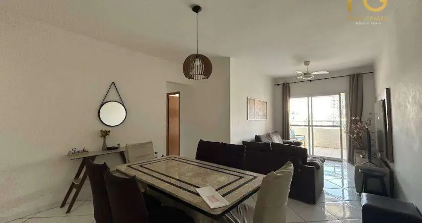 Apartamento com 3 dormitórios à venda, 106 m² por R$ 650.000,00 - Tupi - Praia Grande/SP