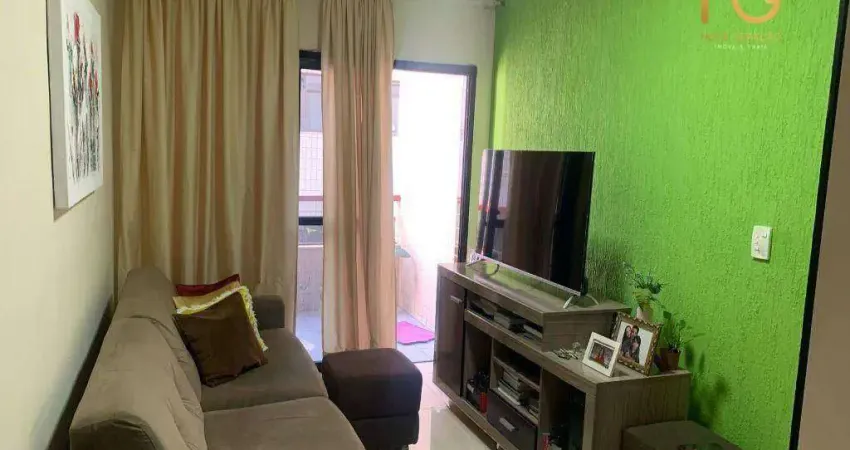 Apartamento com 2 dormitórios à venda, 75 m² por R$ 430.000,00 - Tupi - Praia Grande/SP