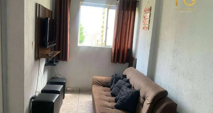 Apartamento com 1 dormitório à venda, 55 m² por r$ 218.000,00 - tupi - praia grande/sp