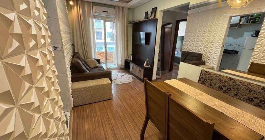 Apartamento com 2 dormitórios à venda, 70 m² por R$ 395.000,00 - Vila Assunção - Praia Grande/SP