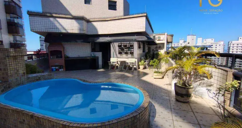 Cobertura com 2 dormitórios à venda, 145 m² por R$ 800.000,00 - Tupi - Praia Grande/SP