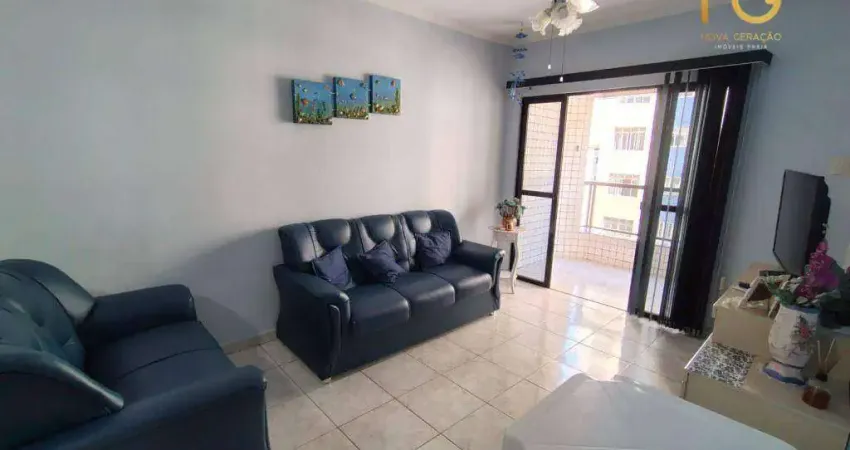 Apartamento 2 dormitórios,sacada vista mar Guilhermina  R$ 480.000,00uite