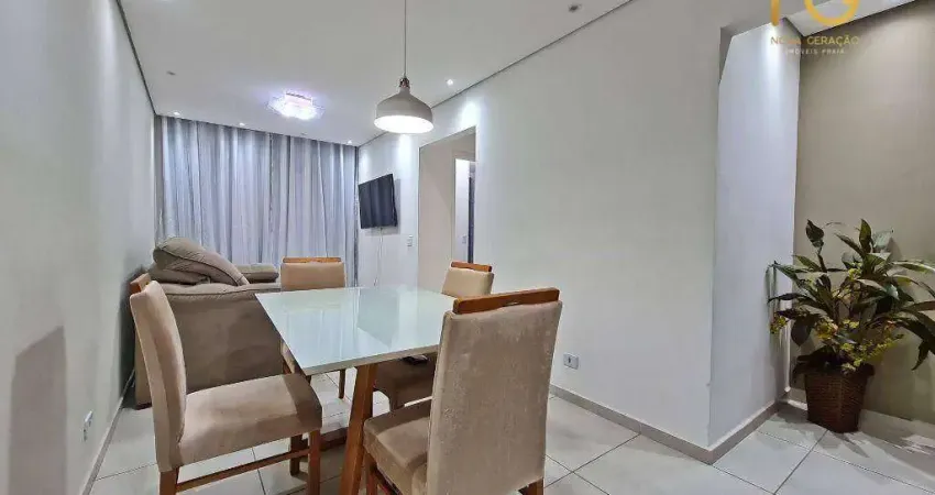 Apartamento com 2 dormitórios à venda, 65 m² por R$ 450.000,00 - Vila Assunção - Praia Grande/SP