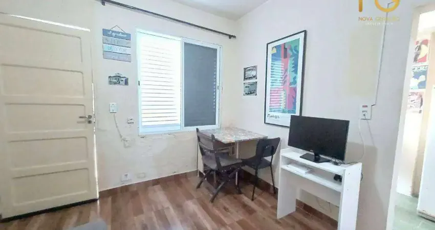 Kitnet com 1 dormitório à venda, 27 m² por R$ 225.000,00 - Canto do Forte - Praia Grande/SP