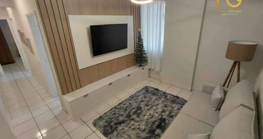 Apartamento com 1 dormitório à venda, 40 m² por r$ 325.000,00 - aviação - praia grande/sp
