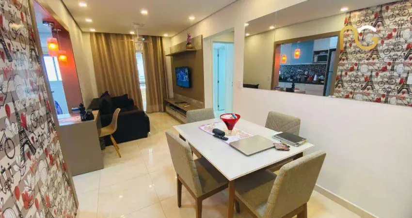 Apartamento com 2 dormitórios à venda, 89 m² por R$ 620.000,00 - Vila Guilhermina - Praia Grande/SP