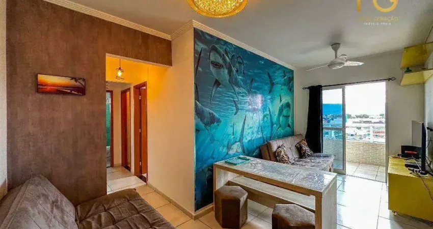Apartamento com 2 dormitórios à venda, 62 m² por R$ 440.000,00 - Vila Guilhermina - Praia Grande/SP