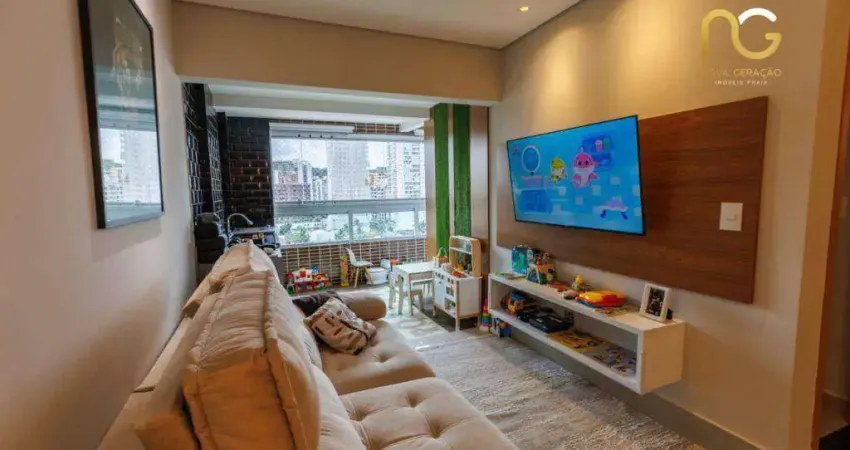 Apartamento com 2 dormitórios à venda, 80 m² por R$ 935.000,00 - Canto do Forte - Praia Grande/SP