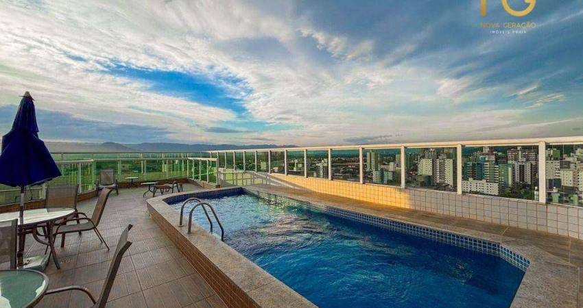 Apartamento com 2 dormitórios à venda, 57 m² por R$ 570.000,00 - Vila Guilhermina - Praia Grande/SP