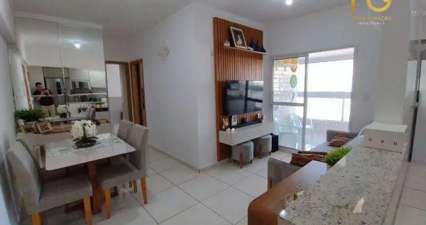 Apartamento com 2 dormitórios à venda, 71 m² por R$ 620.000,00 - Vila Guilhermina - Praia Grande/SP