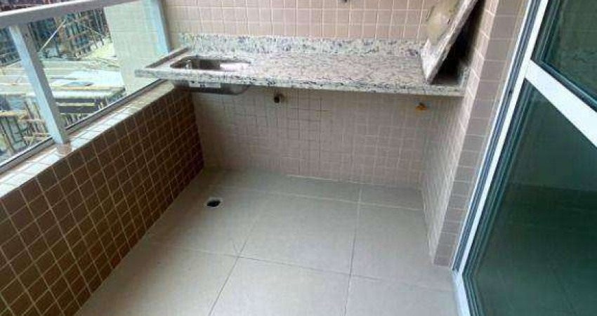 Apartamento com 2 dormitórios à venda, 68 m² por R$ 550.000,00 - Aviação - Praia Grande/SP