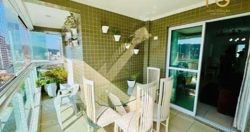 Apartamento com 2 dormitórios à venda, 80 m² por R$ 535.000,00 - Canto do Forte - Praia Grande/SP