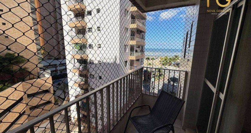 Apartamento com 1 dormitório à venda, 54 m² por R$ 365.000,00 - Vila Guilhermina - Praia Grande/SP