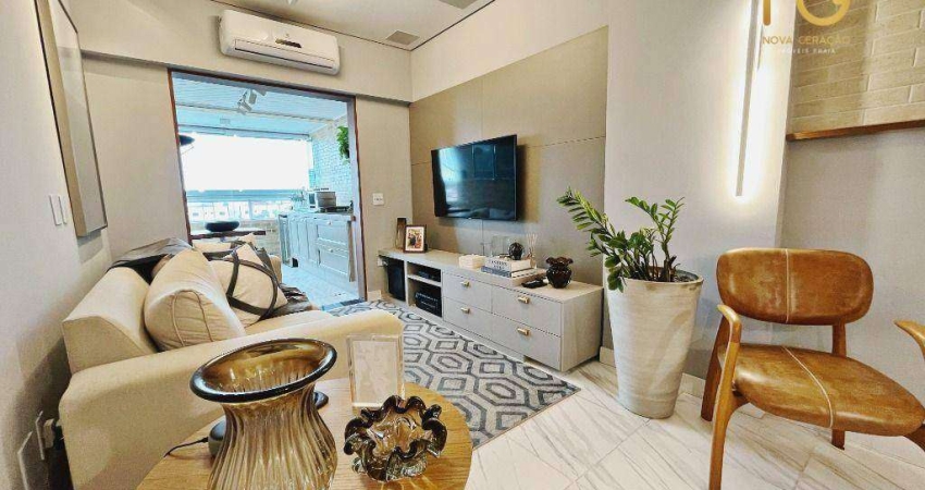 Apartamento com 2 dormitórios à venda, 89 m² por R$ 700.000,00 - Vilamar - Praia Grande/SP