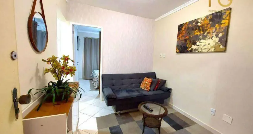 Apartamento com 1 dormitório à venda, 30 m² por R$ 285.000,00 - Canto do Forte - Praia Grande/SP