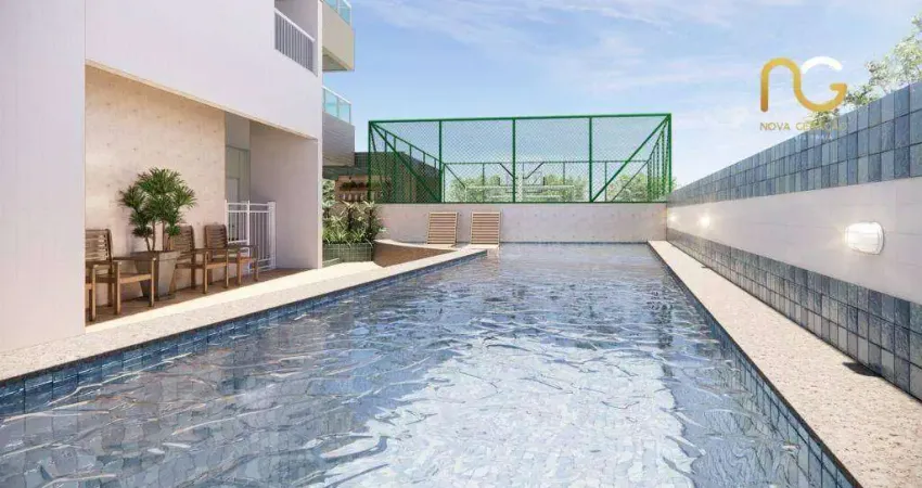 Apartamento com 3 dormitórios à venda, 104 m² por r$ 750.000,00 - aviação - praia grande/sp