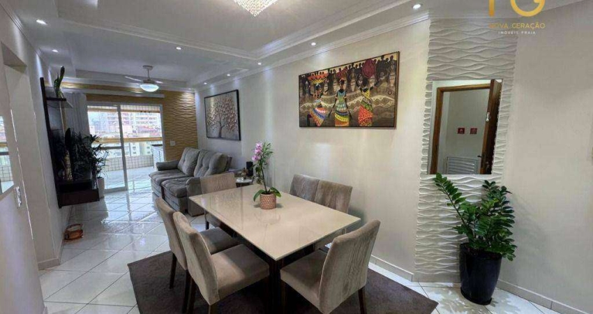 Apartamento com 2 dormitórios à venda, 89 m² por R$ 645.000,00 - Aviação - Praia Grande/SP