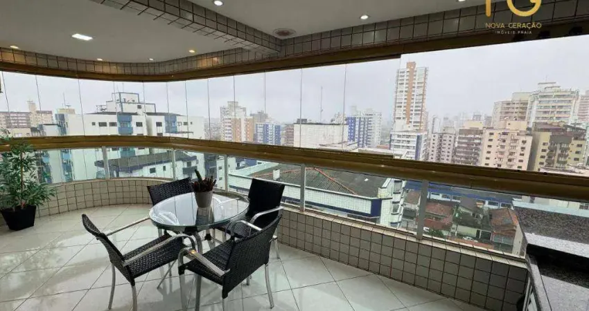 Apartamento com 2 dormitórios à venda, 89 m² por r$ 610.000,00 - aviação - praia grande/sp